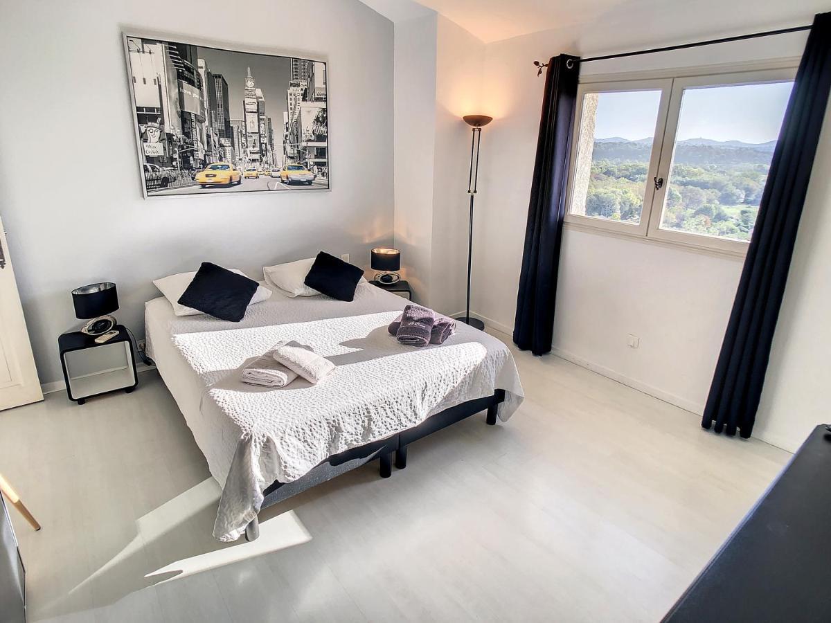 3 Bedrooms Villa Near Cannes - Pool & Jacuzzi - Sea View Mandelieu Extérieur photo