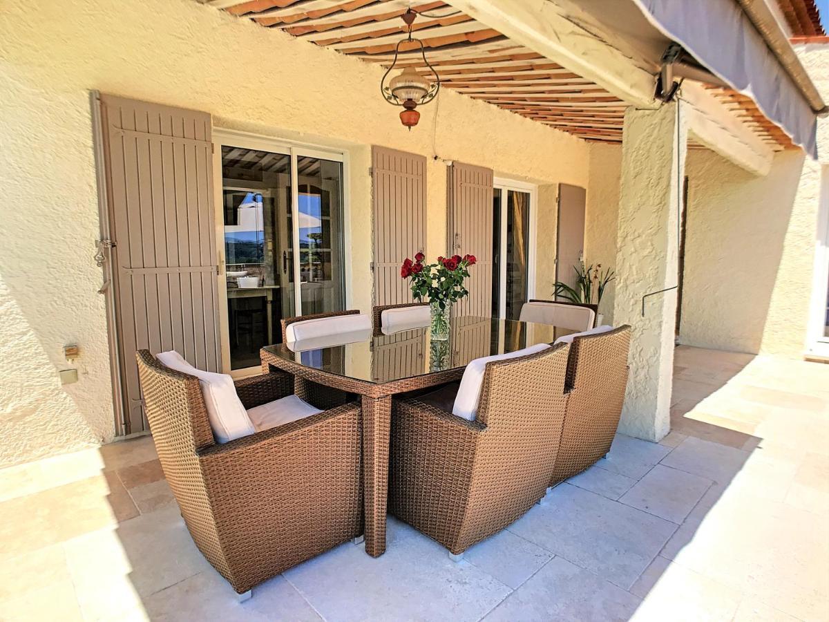 3 Bedrooms Villa Near Cannes - Pool & Jacuzzi - Sea View Mandelieu Extérieur photo